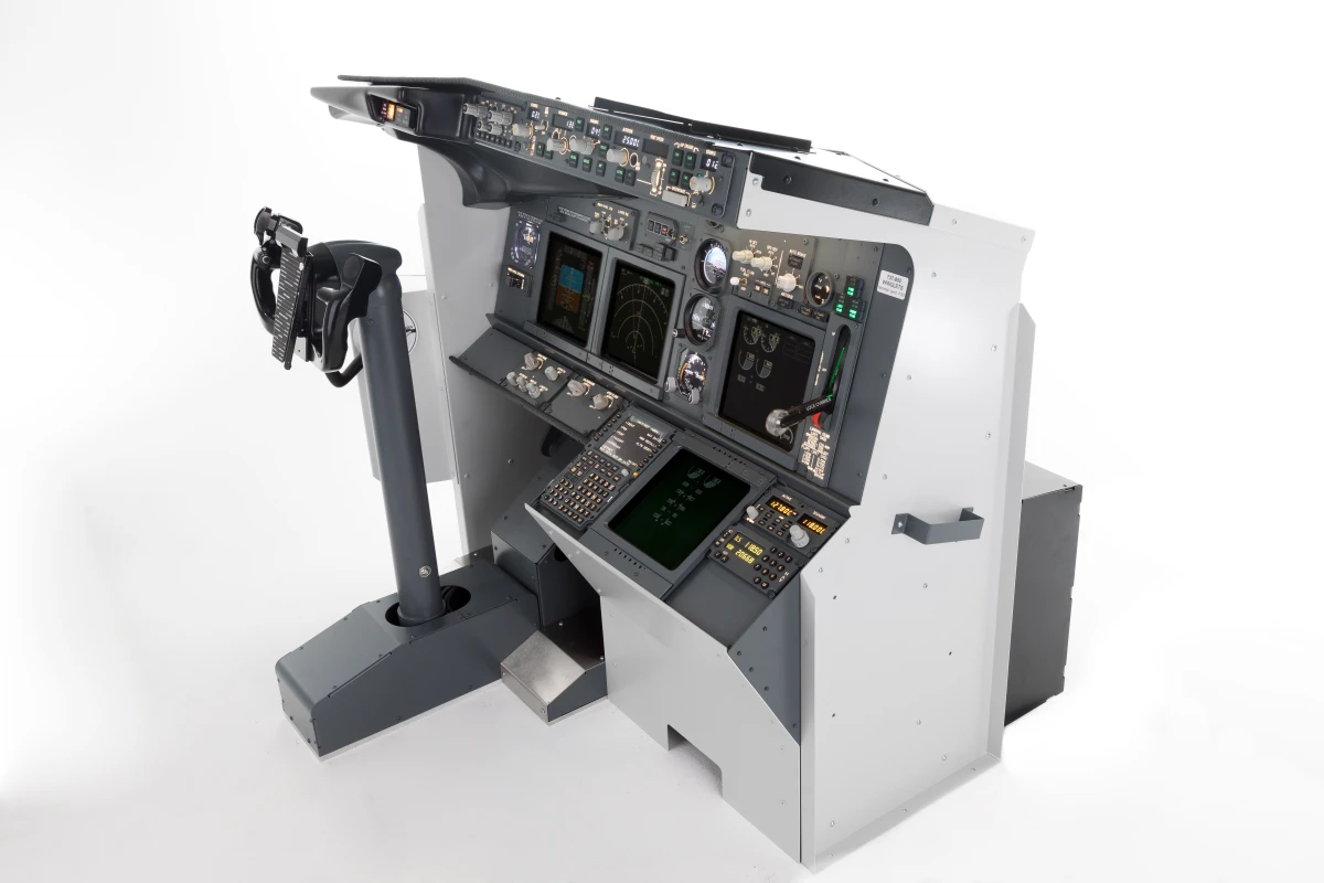 FSC B737NG single seat trainer single yoke motorized and mip captain side