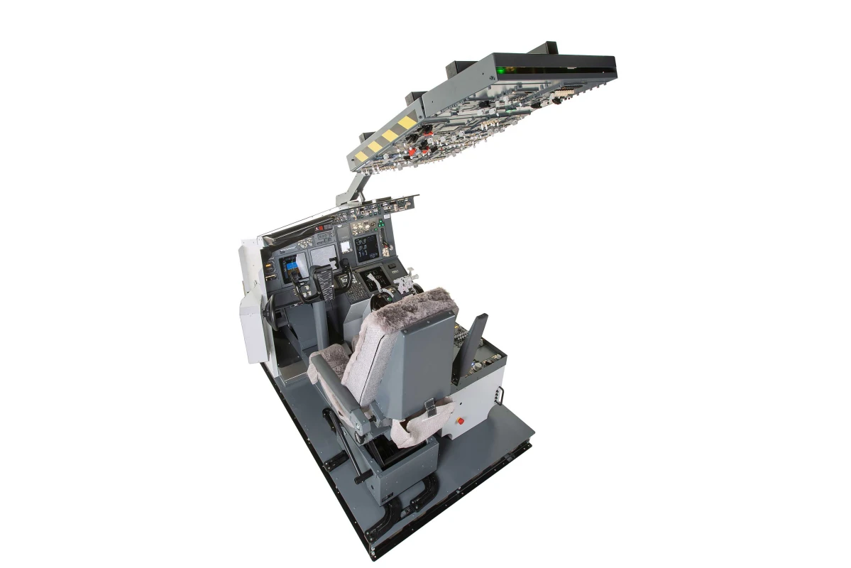 FSC B737NG single seat trainer top view 34