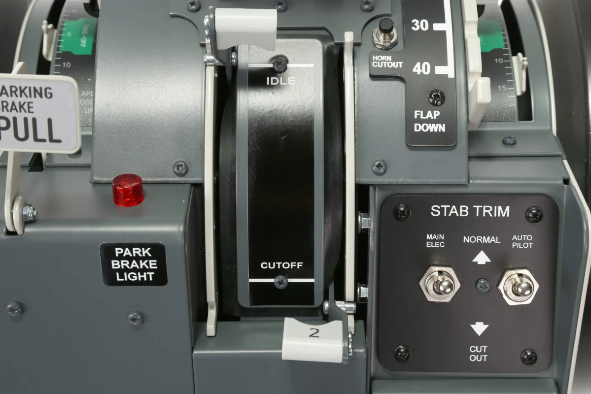 FSC B737NG Throttle Quadrant metal Semi-PRO engine 2 cutoff