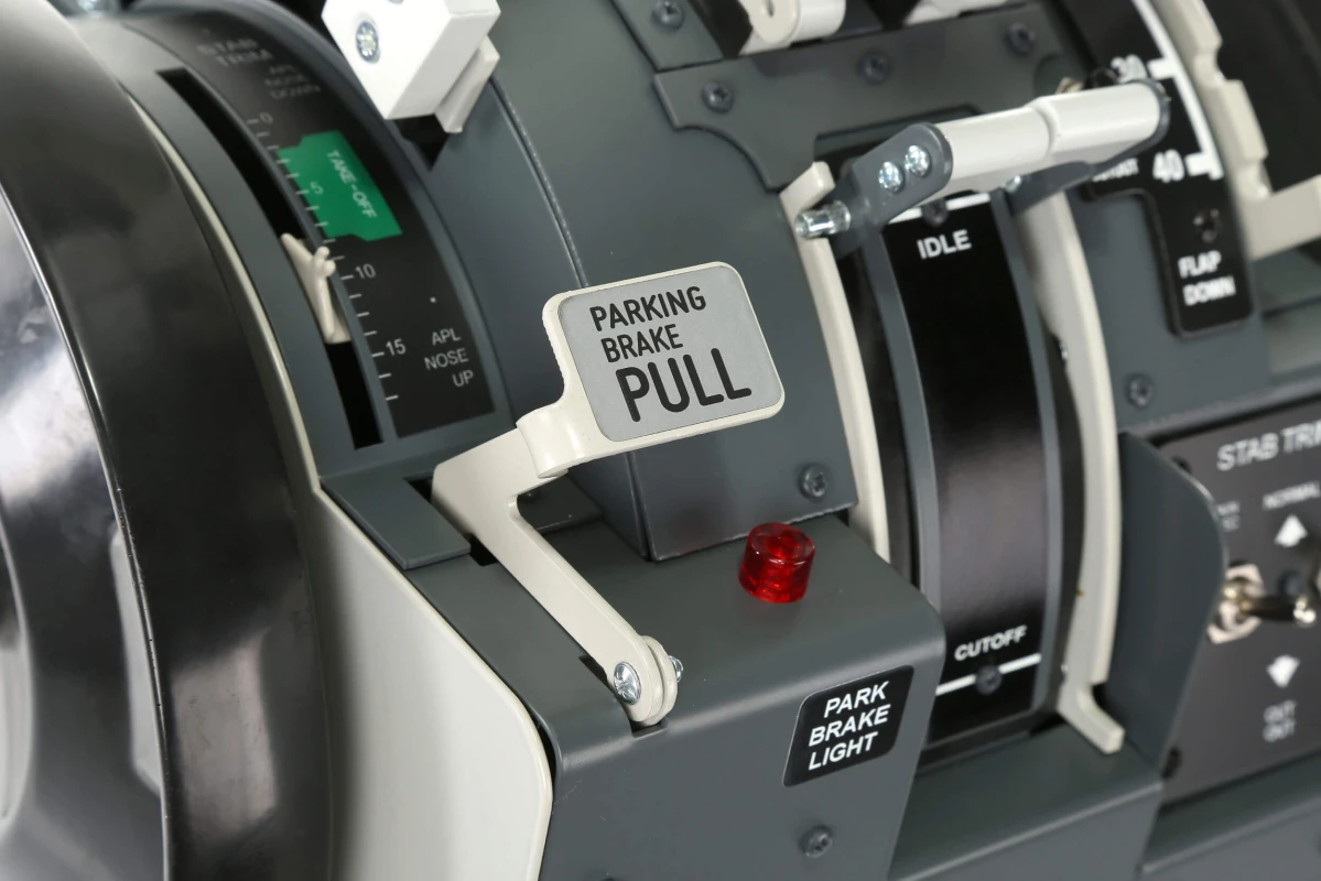 FSC B737NG Throttle Quadrant metal Semi-PRO parking brake down