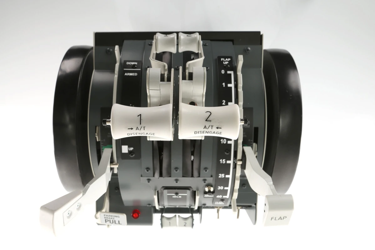 FSC B737NG Throttle Quadrant metal Semi-PRO top view 2
