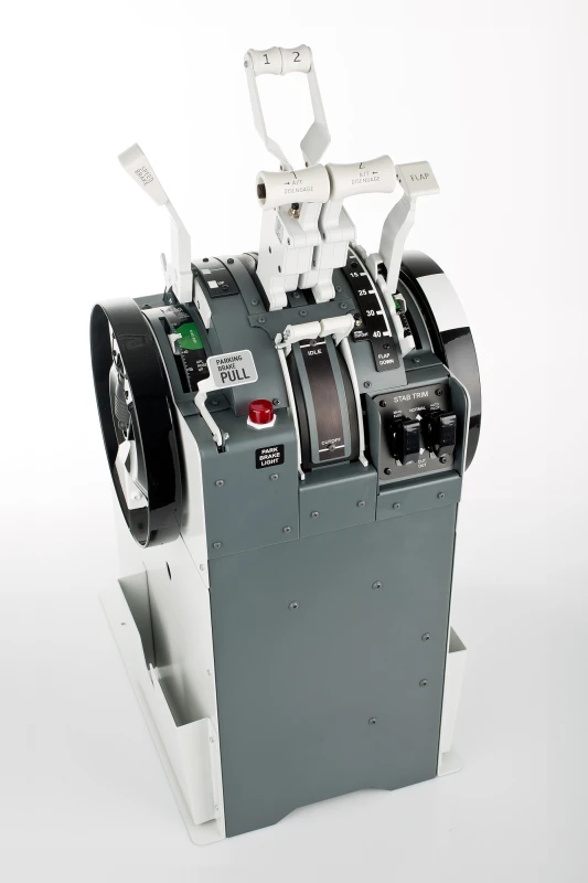 FSC B737NG TQ metal PRO motorized reverse levers up