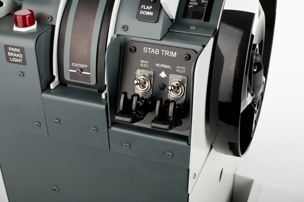 FSC B737NG TQ metal PRO motorized stab trim switches