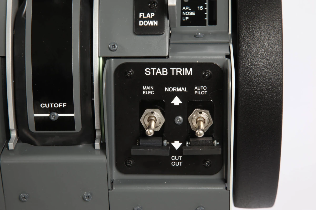 FSC B737NG TQ PRO stab trim detail