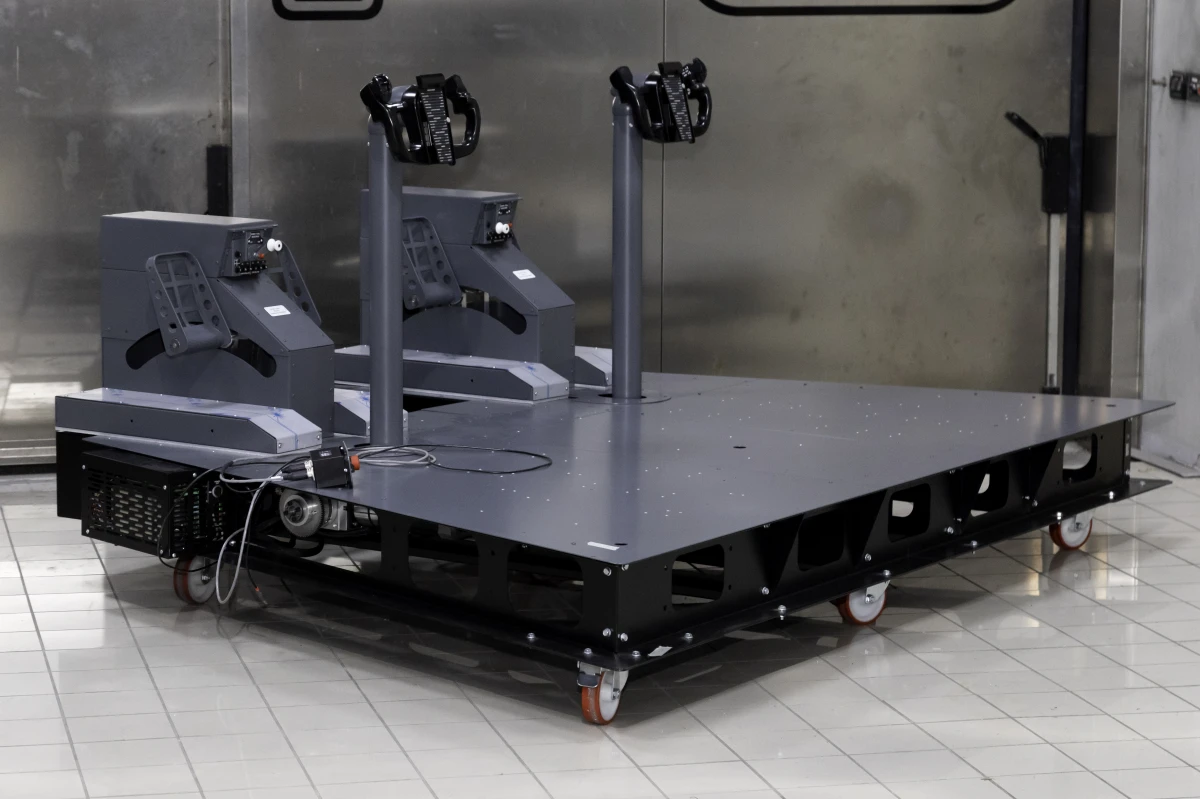 FSC B737NG turnkey professional flight simulator control loading system dual yoke and rudder pedals