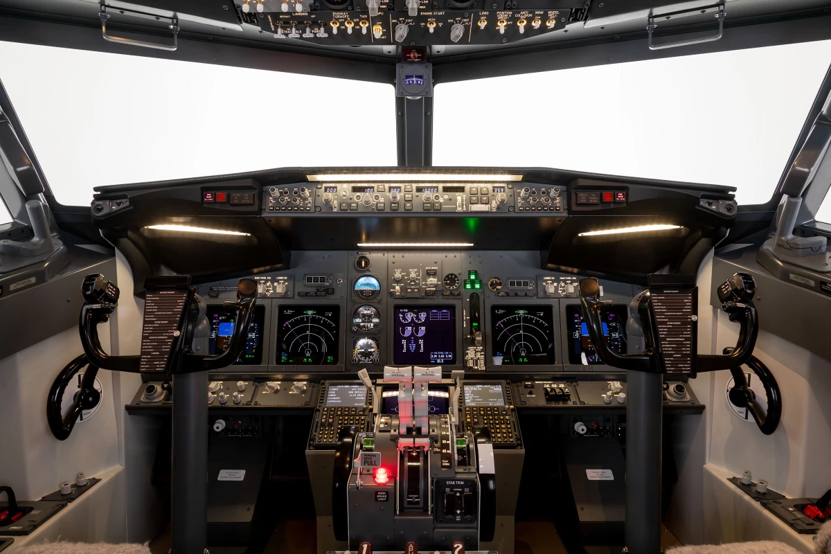 FSC B737NG turnkey professional flight simulator mip lights