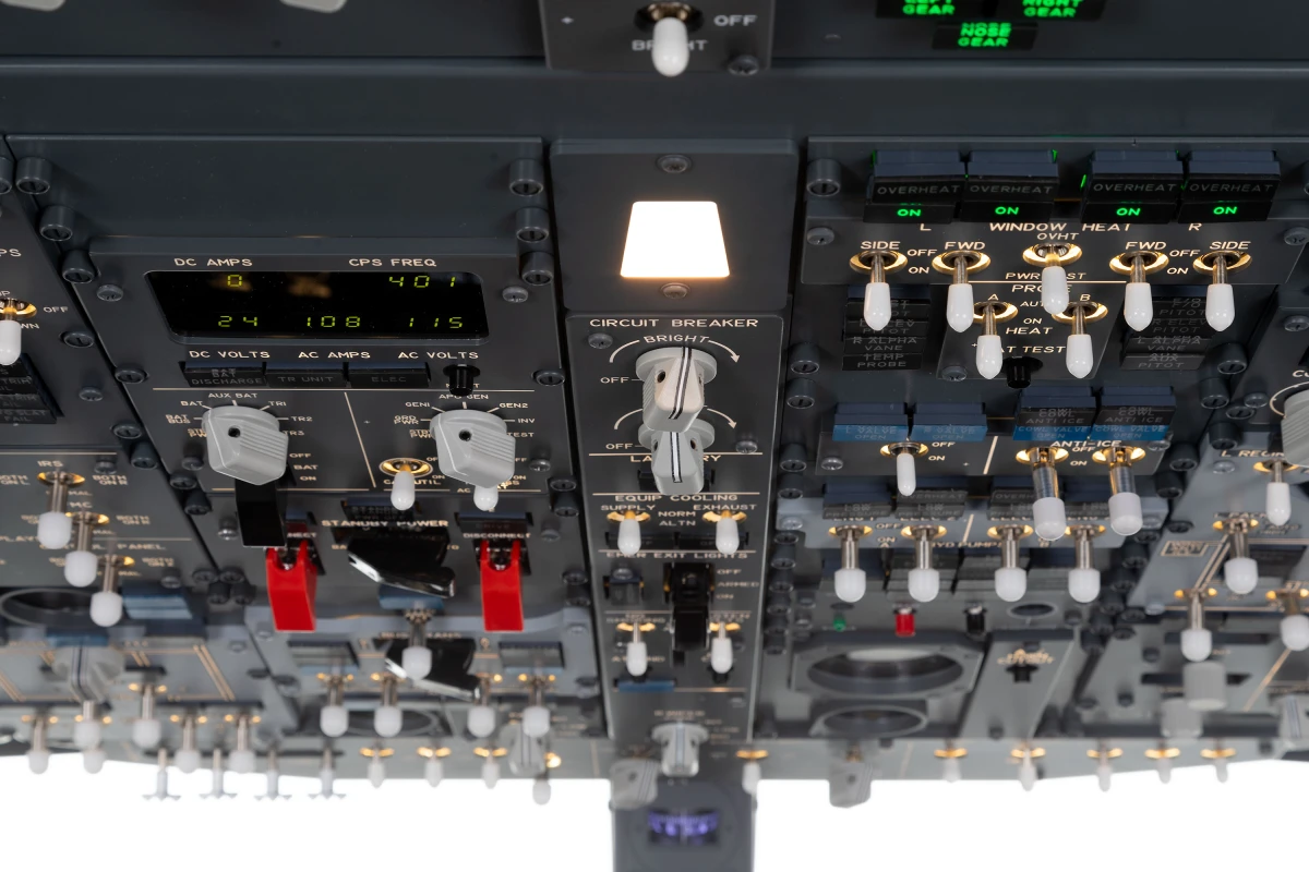 FSC B737NG turnkey professional flight simulator pedestal light