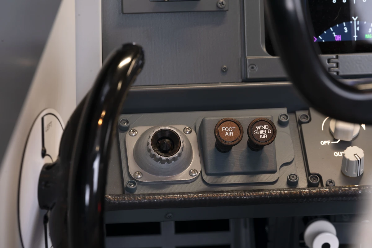 FSC B737NG turnkey professional simulator ventilation control panel