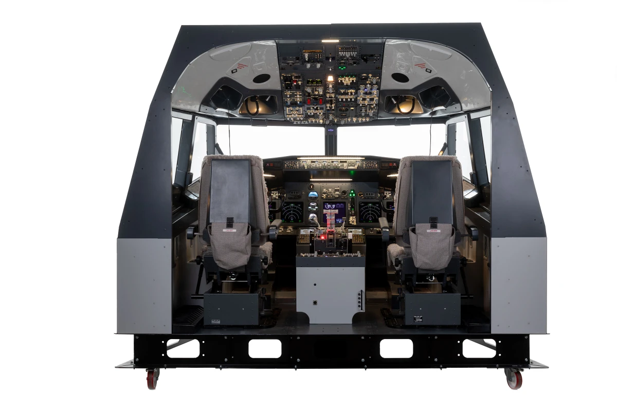 FSC B737NG turnkey professional flight simulator front view