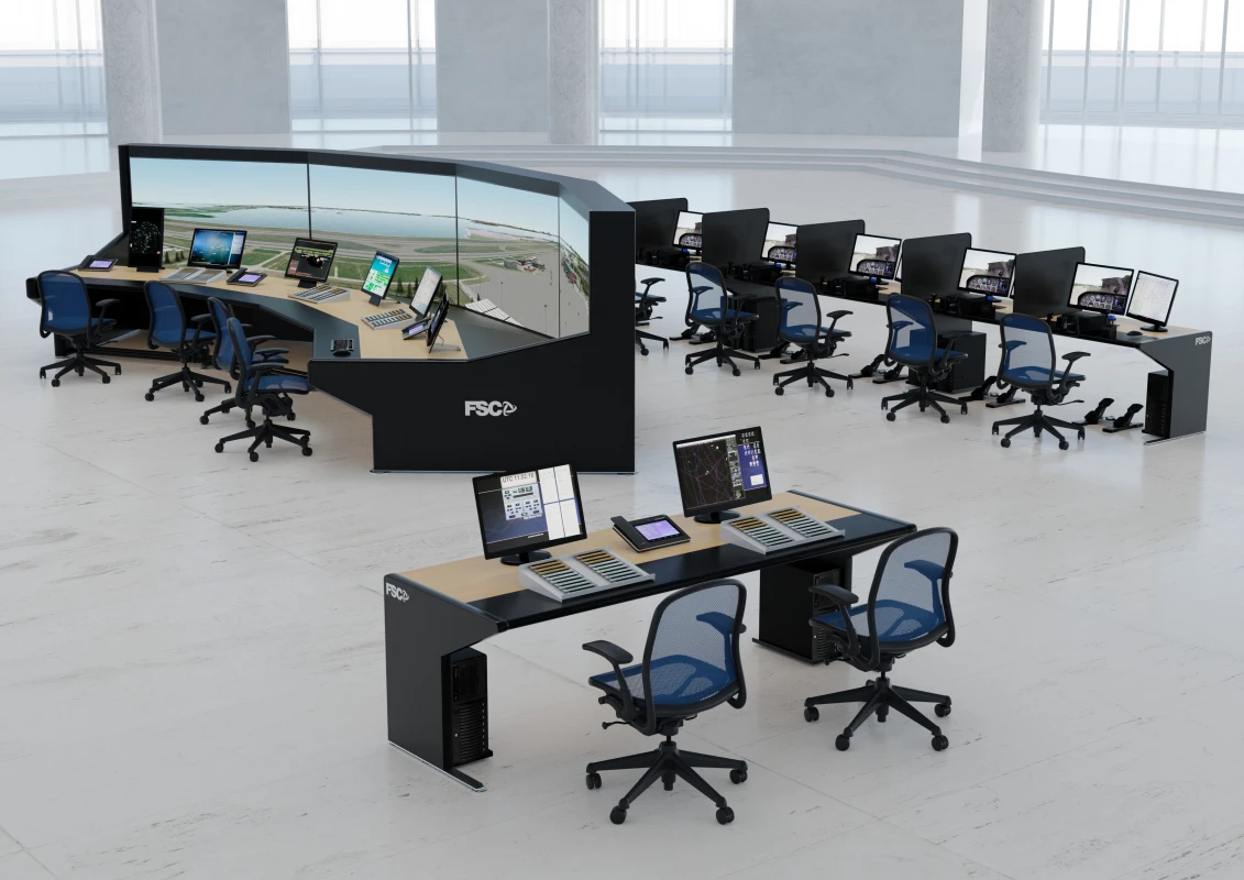 FSC FISO ATC simulator air traffic control complete kit render
