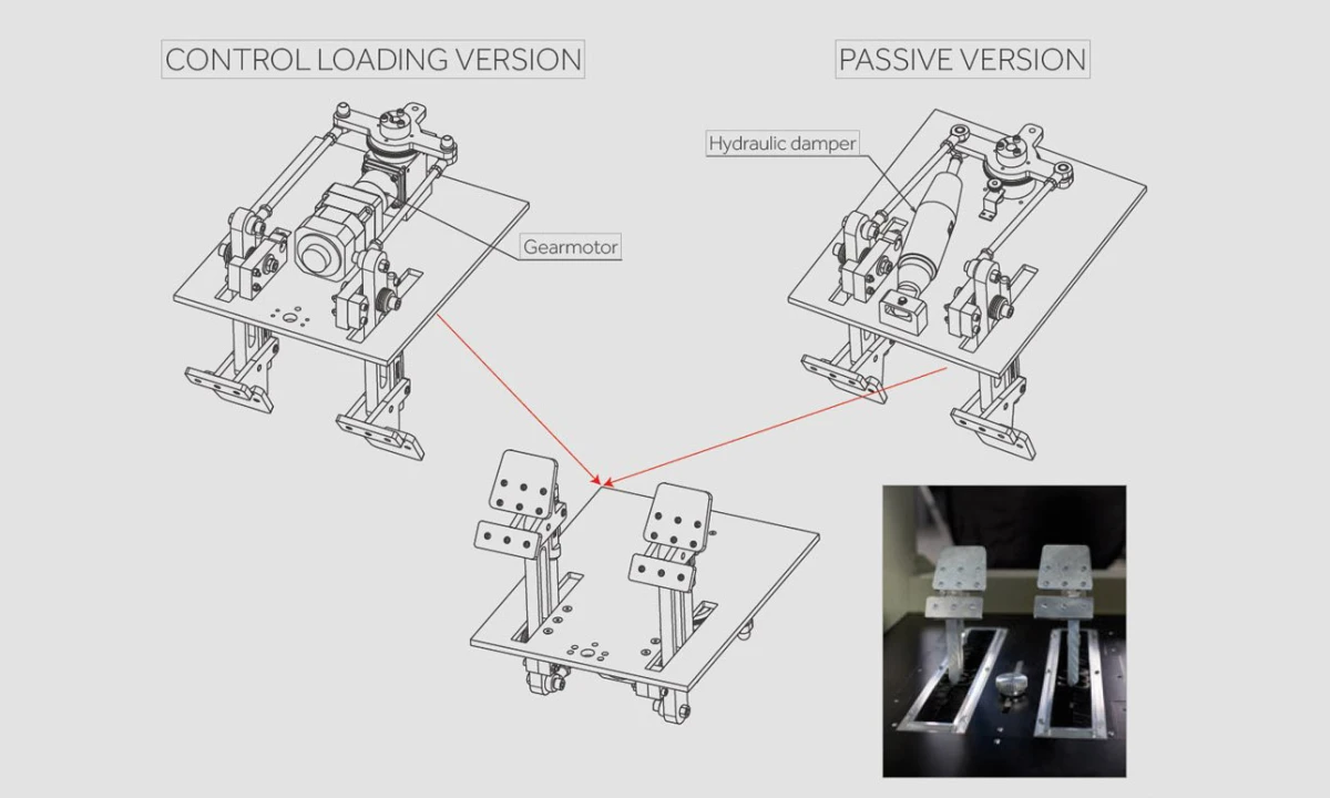 FSC MTGS330 general aviation simulator control loading rudder pedals drawings