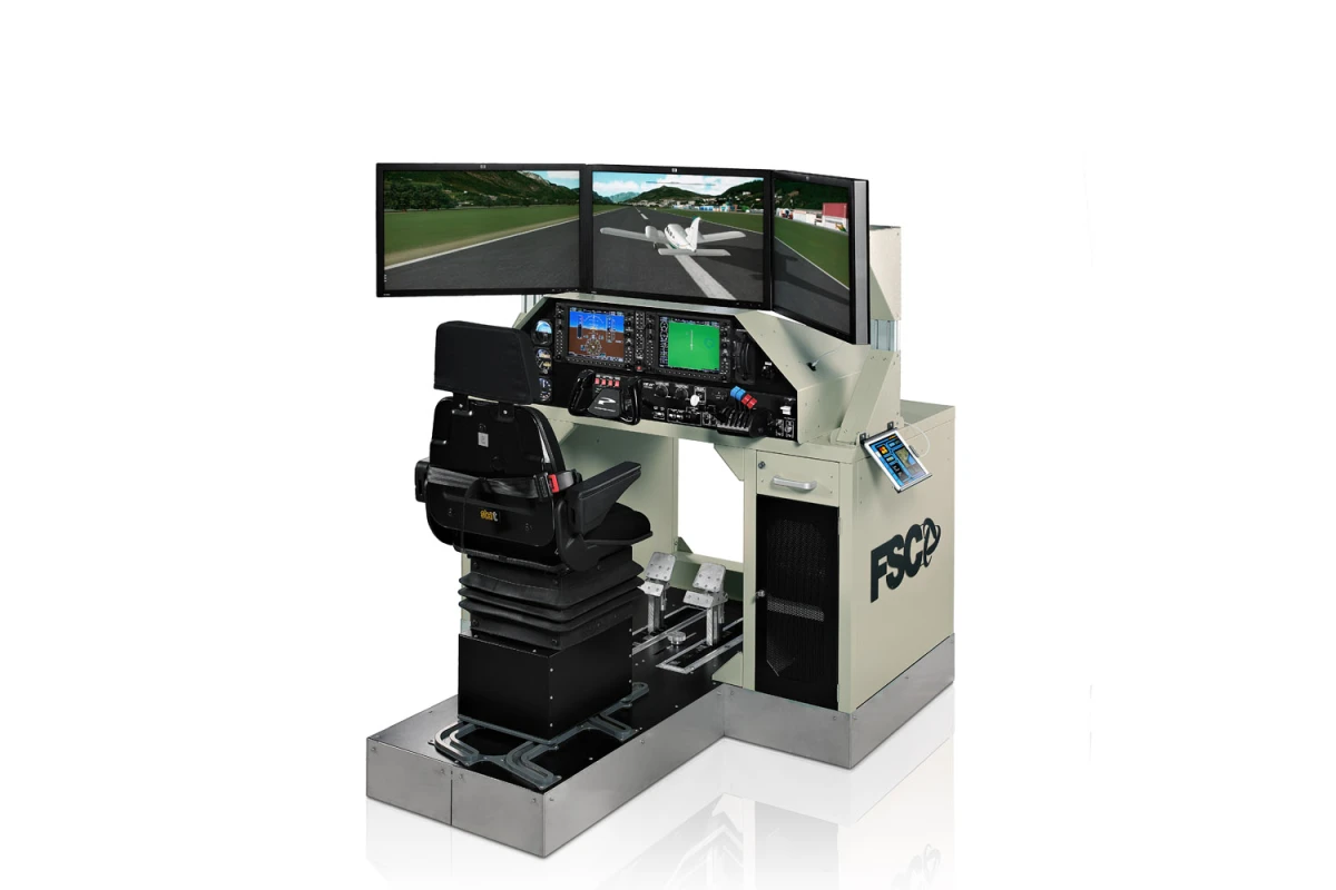 FSC MTGS330 general aviation simulator with garmin 1000 front view 34