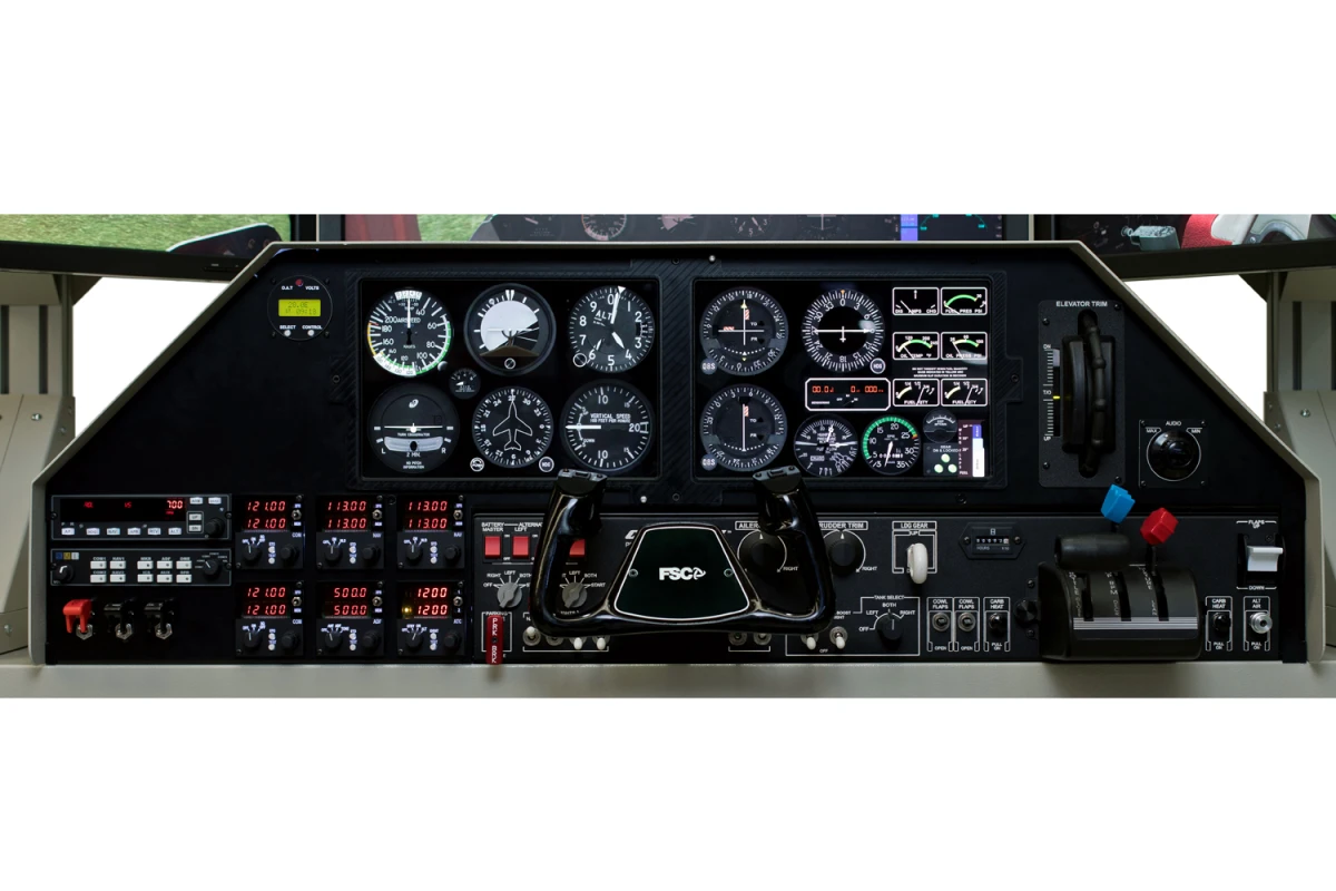 FSC news MTGS330 glass cockpit touch panels piper pa34 seneca configuration