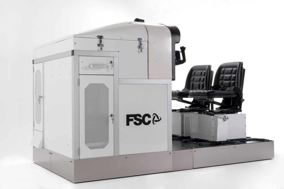 FSC MTGS332 cessna C182 general aviation control loading rudder pedals and yoke back view 34