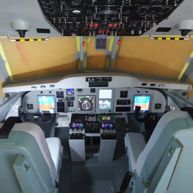 FSC modified the rudder pedals and the yokes