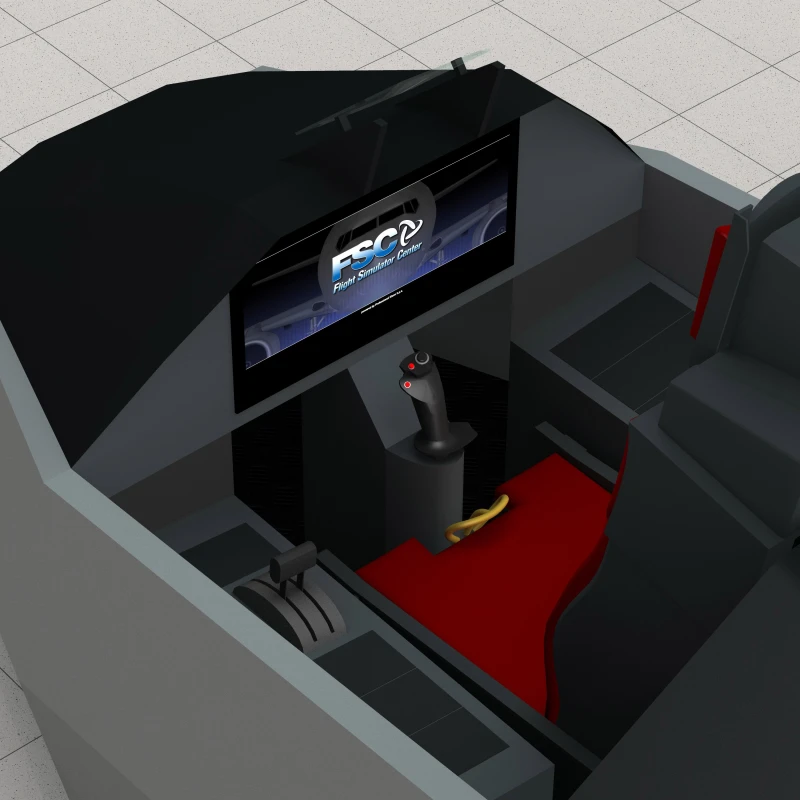 Inside the cockpit