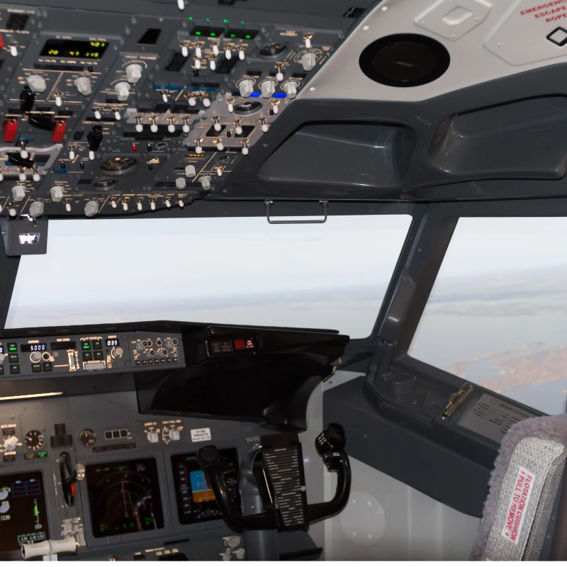 Details of the visual from the cabin
