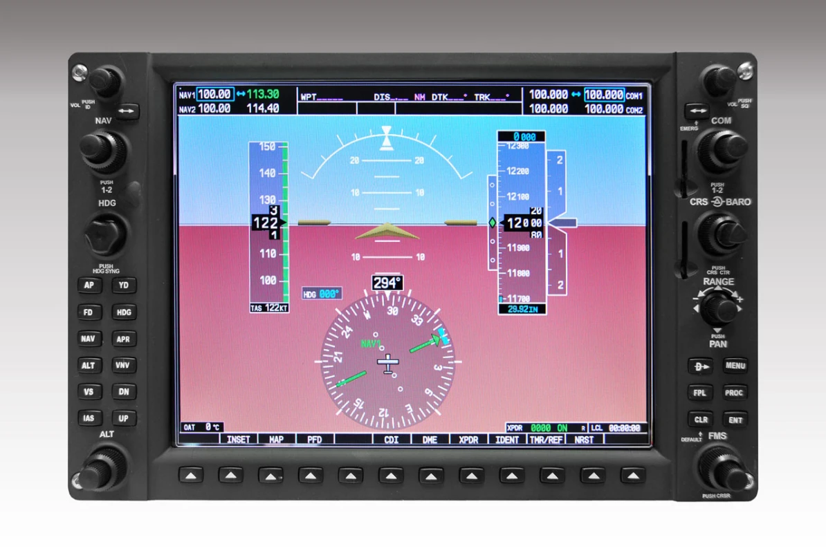 FSC Garmin 1000 PFD primiary flight dispaly