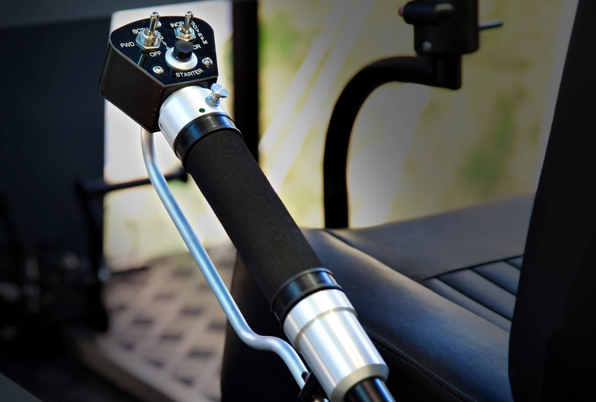 FSC helicopter simulator turnkey collective detail