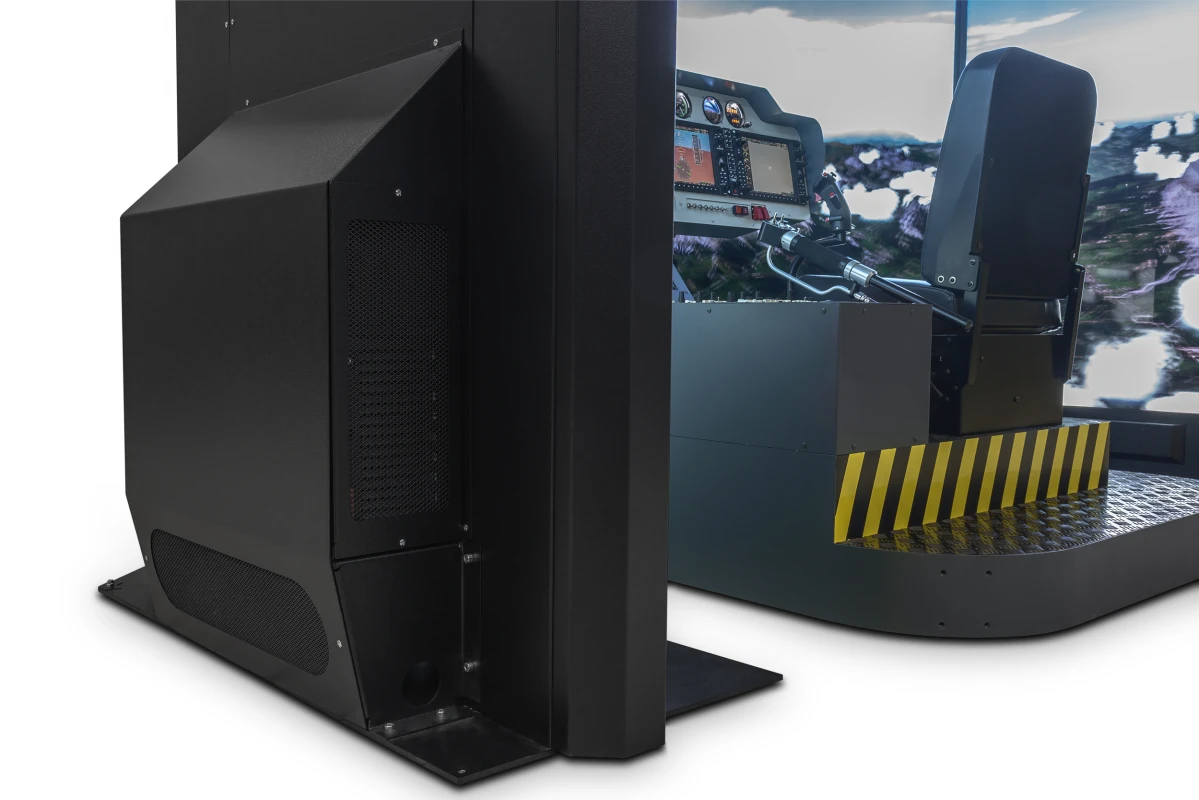 FSC helicopter simulator turnkey pc system detail