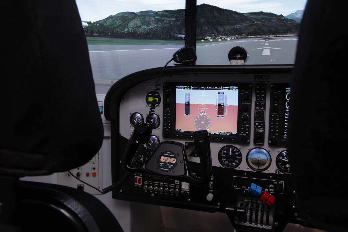 FSC news 6DOF Full Motion Glass Cockpit G1000 captain side