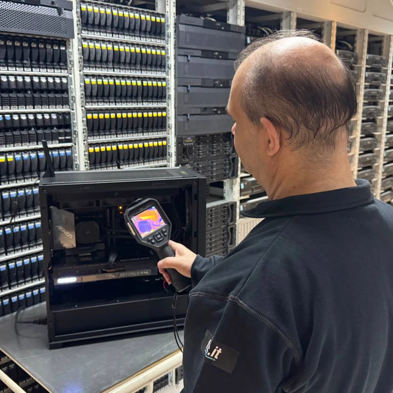 We assemble and test PCs with professional tools